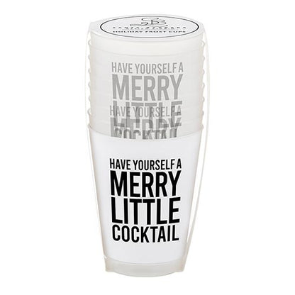 Little Cocktail Frosted Holiday Cups