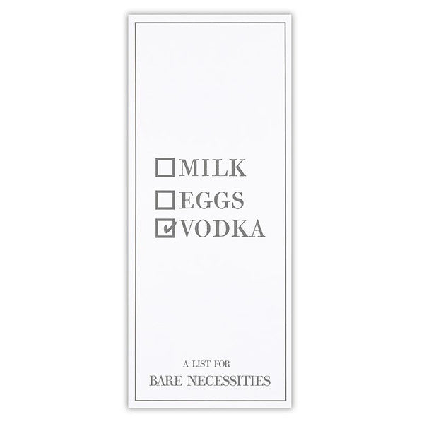 Milk, Eggs, Vodka List Pad