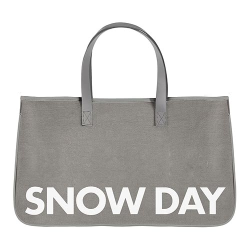 Snow Day Canvas Bag