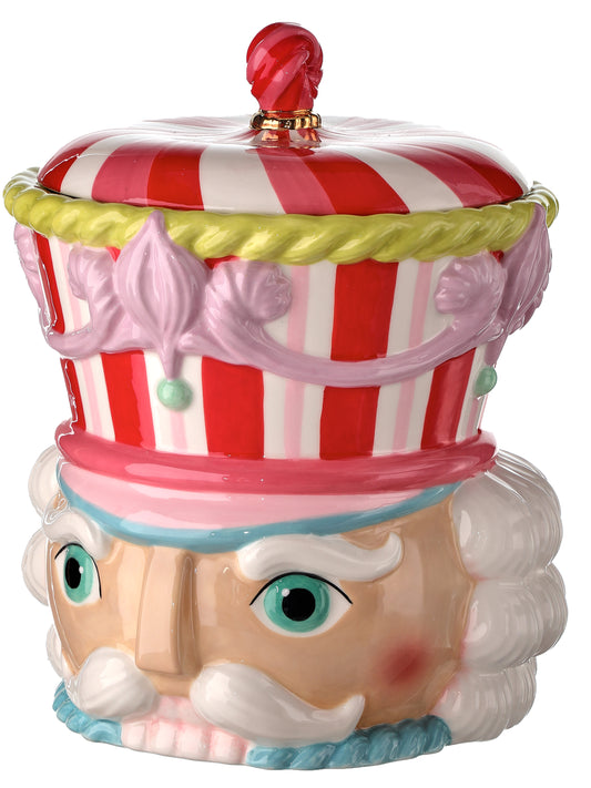 Nutcracker Head Cookie Jar