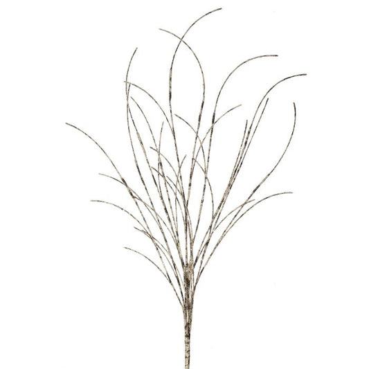 Artificial plant branch on a white background