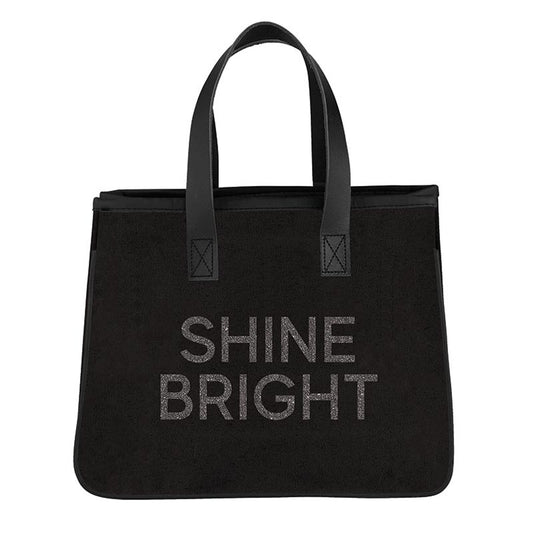 Shine Bright Mini Canvas Tote