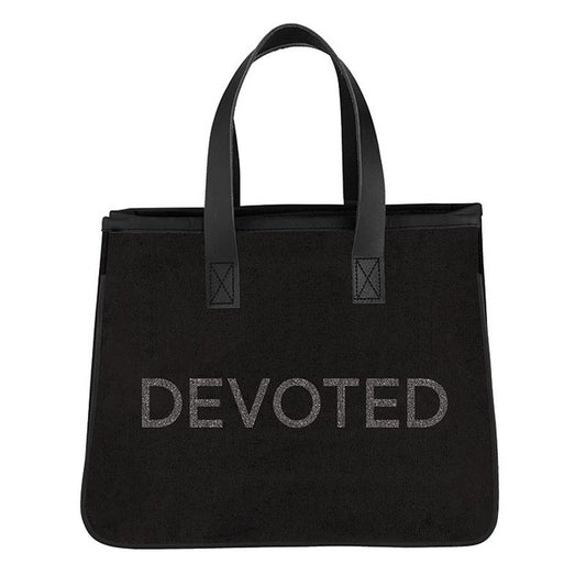 Devoted Mini Canvas Tote