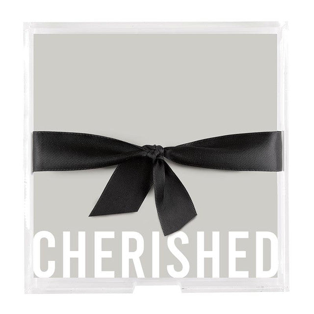 Cherished Acrylic Notepapers Tray