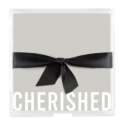 Cherished Acrylic Notepapers Tray