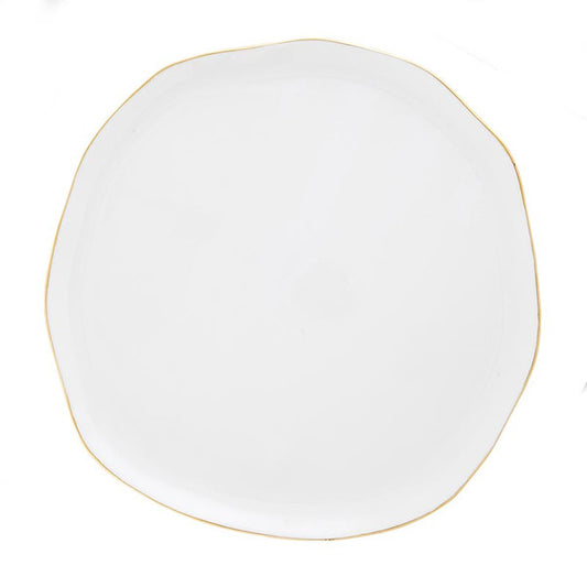 Ceramic Gold Rim Organics Tray