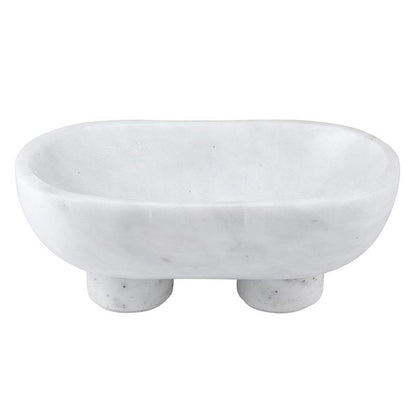 Marble bowl on a white background