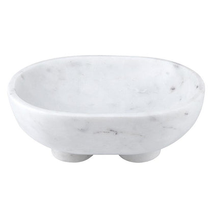 Marble bowl on a white background