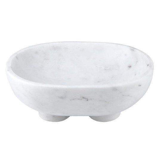 Marble bowl on a white background