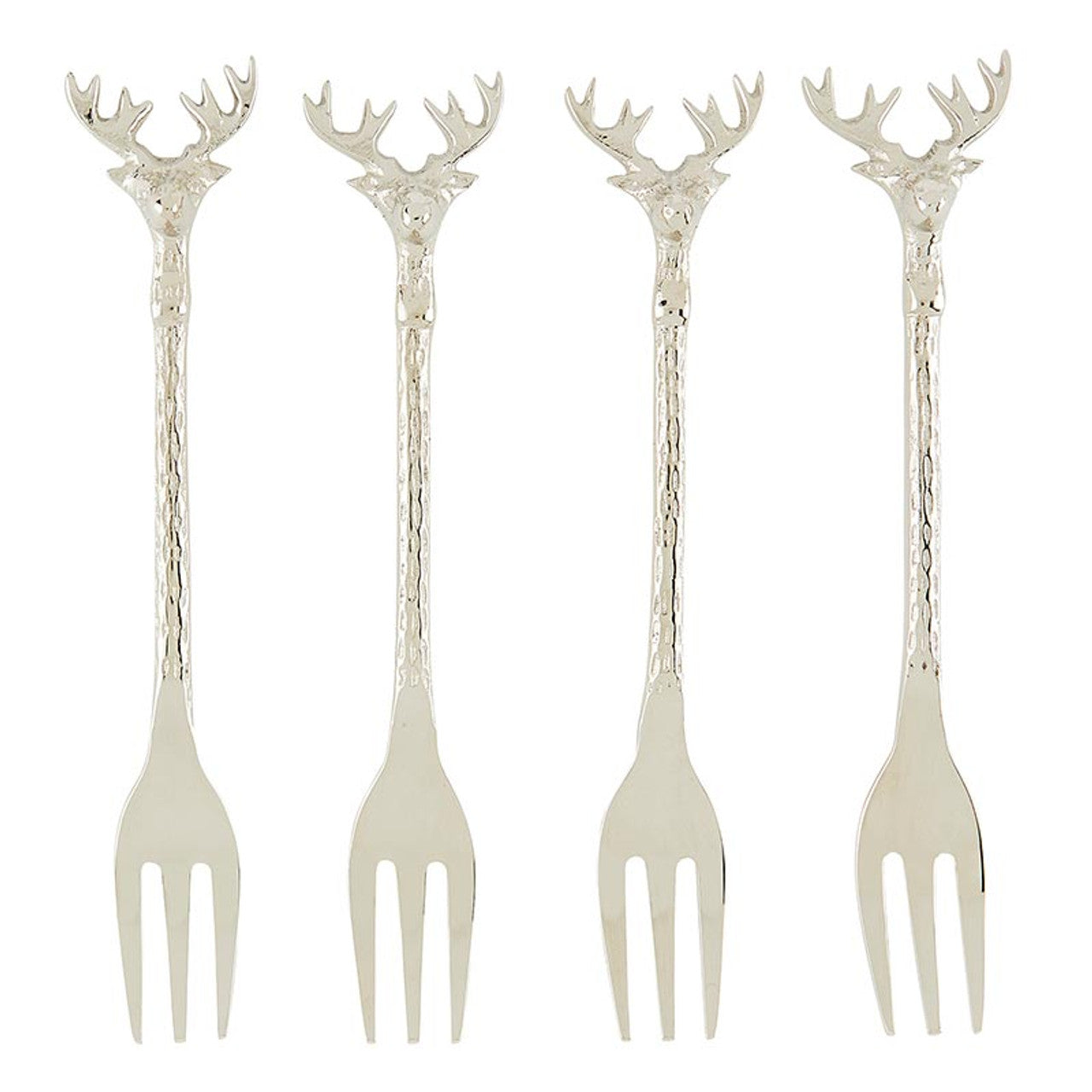 Silver Stag Appetizer Forks