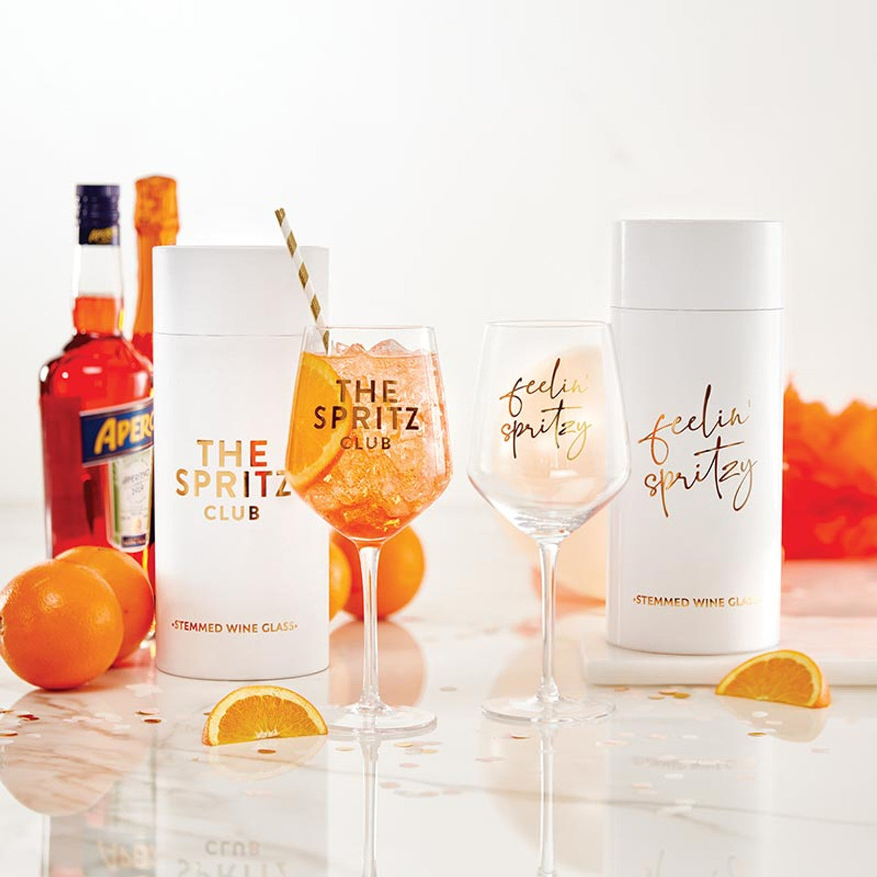 Feelin Spritzy Stem Wine Glass