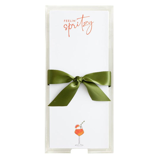 Feelin Spritzy Rectangle Notepaper with Acrylic Tray