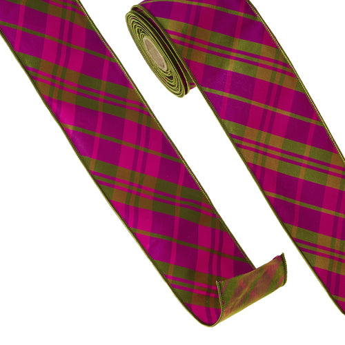 Plaid Wire Ribbon