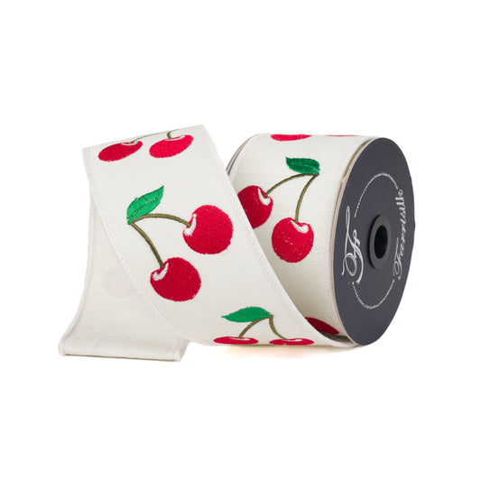 2.5" Cherry Cherries Ribbon