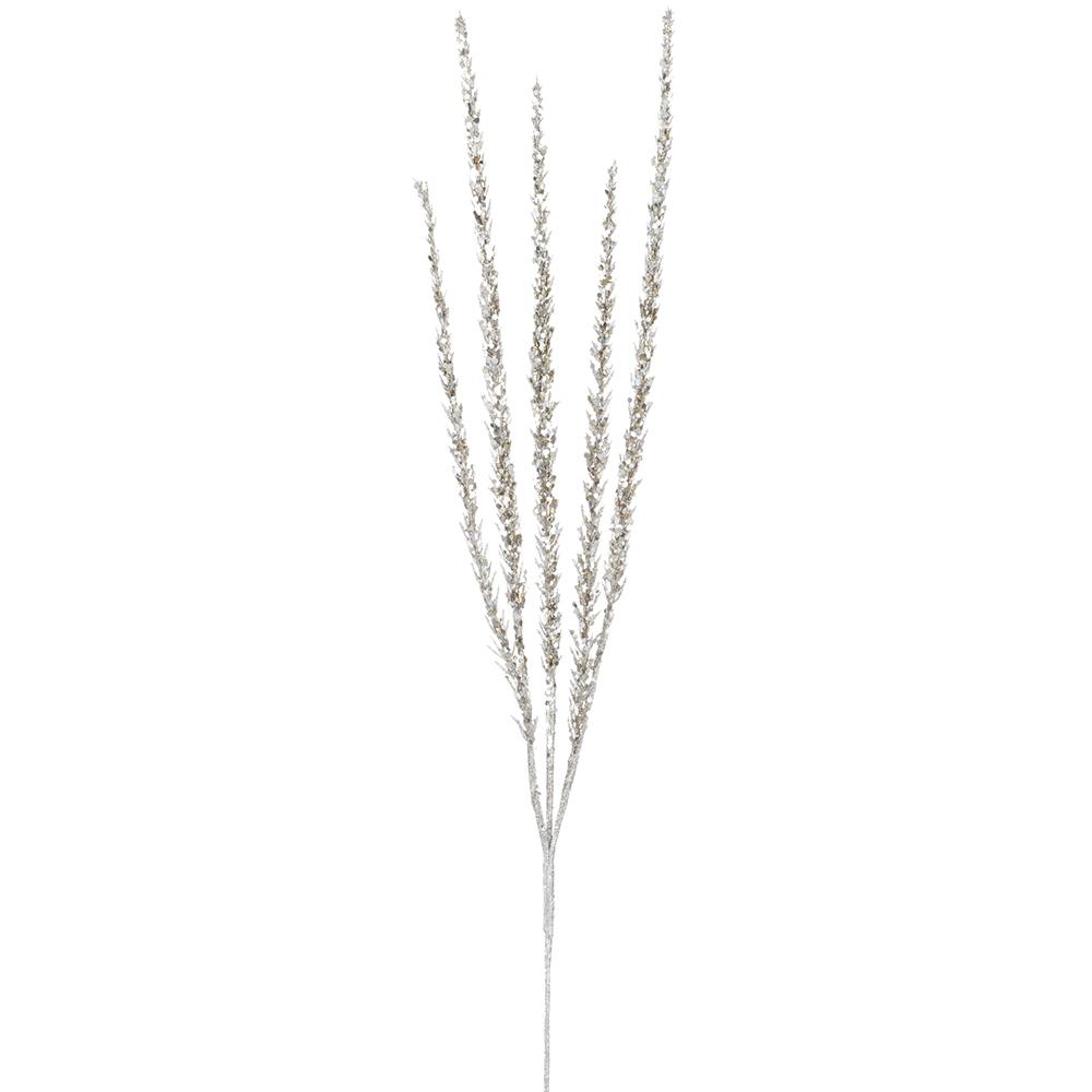 28" Glittered Foxtail Spray