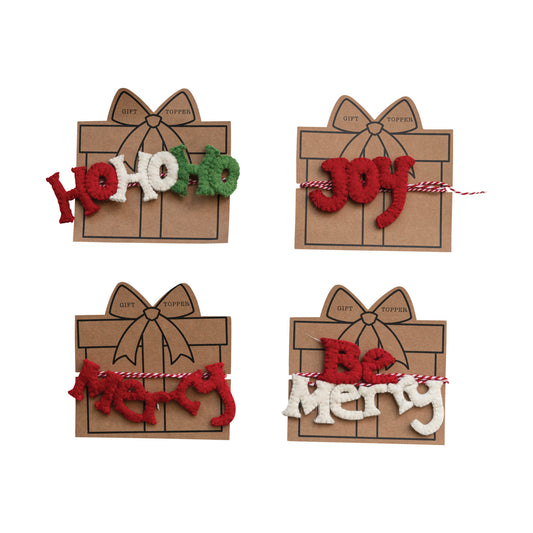 Wool Felt Gift Topper