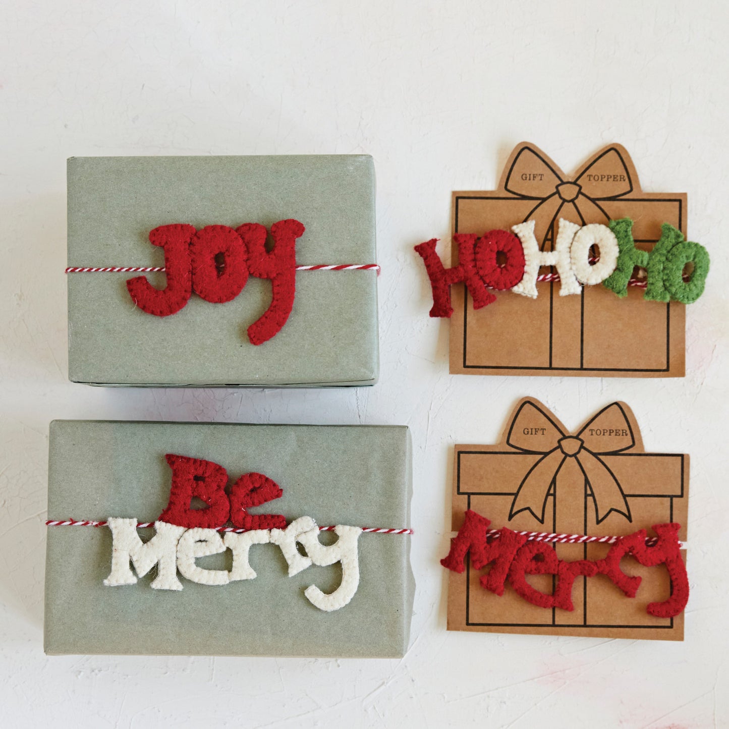 Wool Felt Gift Topper