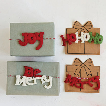 Wool Felt Gift Topper