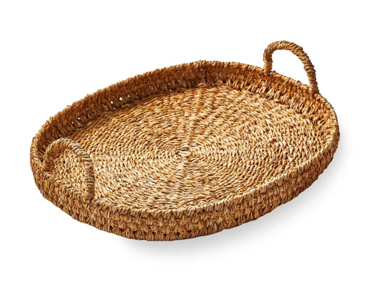 Seagrass Oval Tray