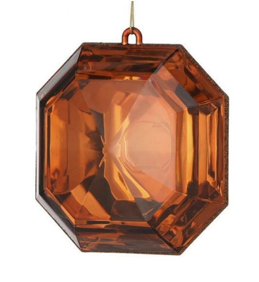 6" Acrylic Square Precious Gem Ornament