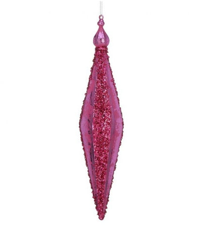 Glamour Stripe Finial Ornament