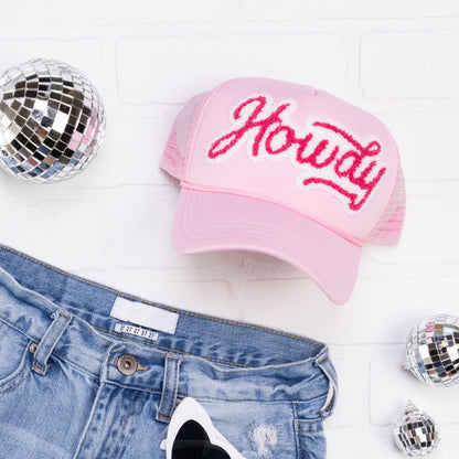 'Howdy' Chenille Trucker Hat
