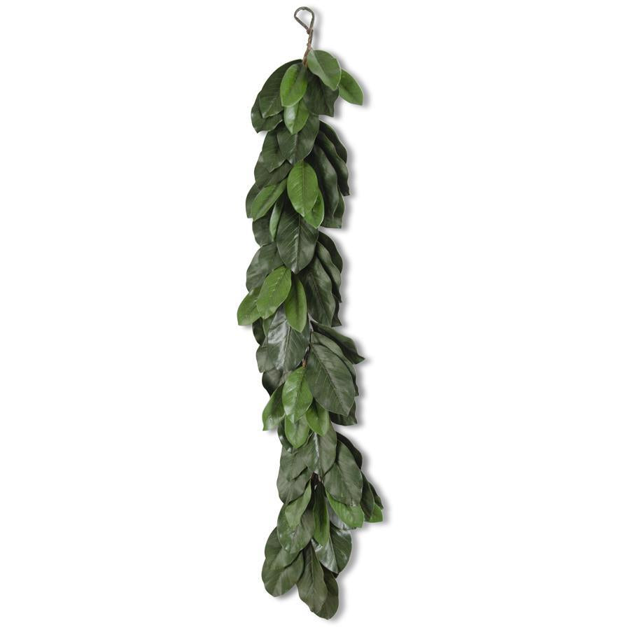 60" Green Magnolia Leaf Garland
