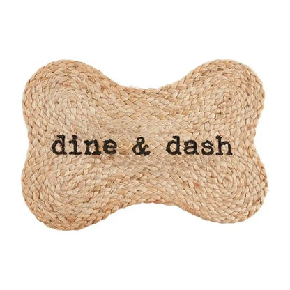 Jute Dog Bowl Mat