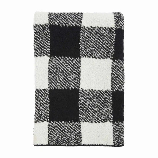 Chenille Check Blanket