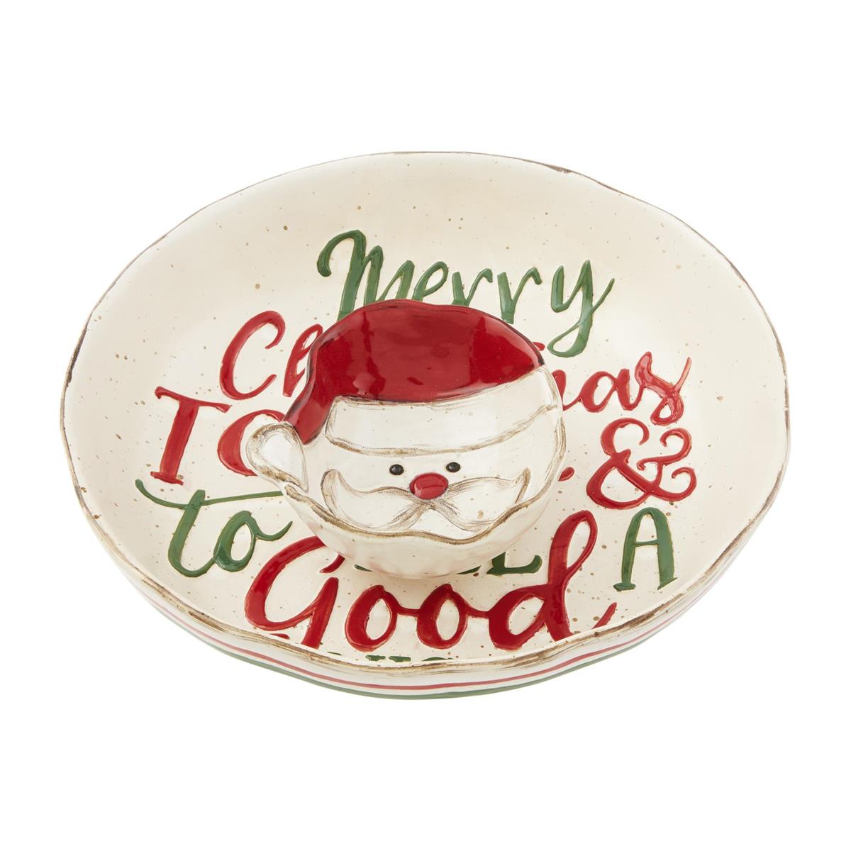 Farm Christmas Chip and Dip Set
