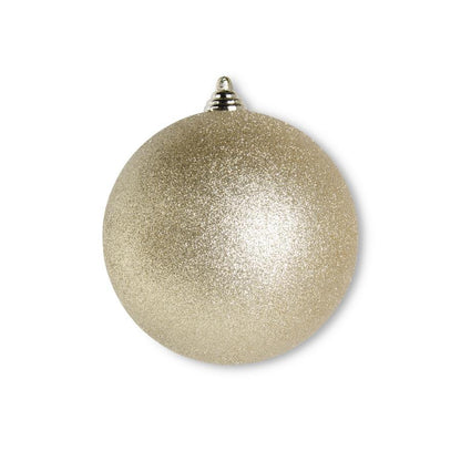 5.5" Glittered Shatterproof Round Ornament