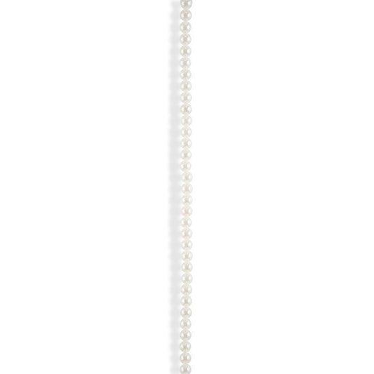 72" White Pearl Bead Garland