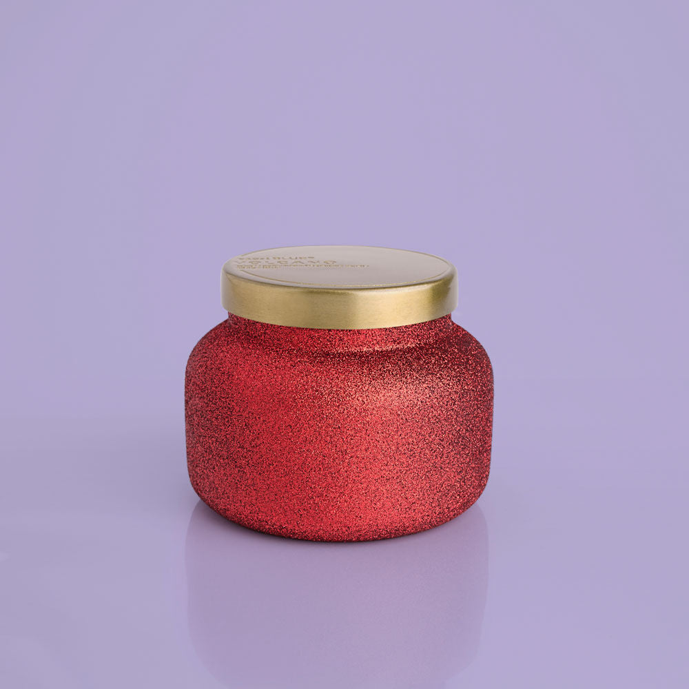 19oz Volcano Glam Signature Jar - Red Glitter