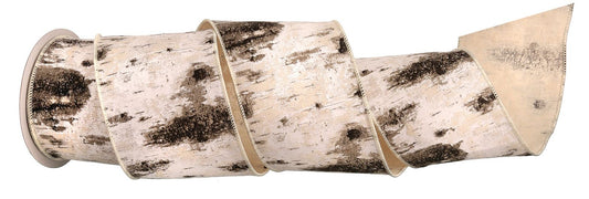 Glitter Canvas Birch Ribbon