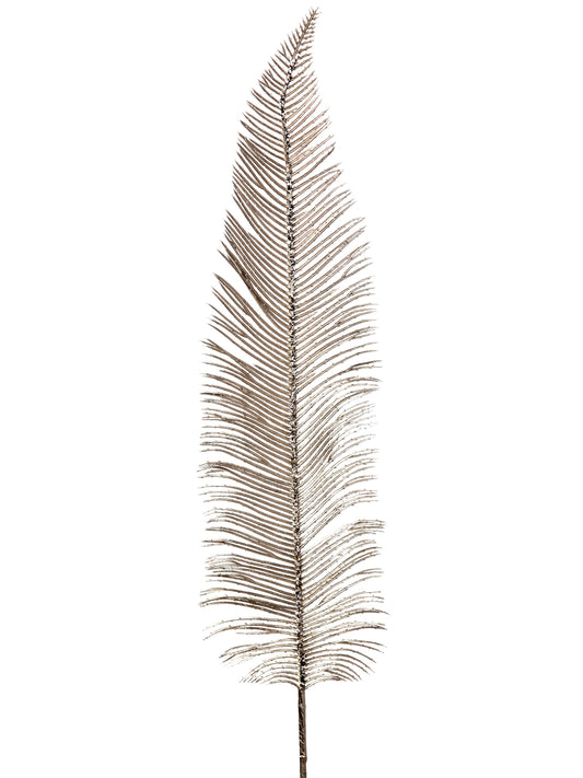 31" Glitter Metallic Feather Stem