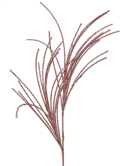 28" Micro Beaded/Sequin Grass Spray