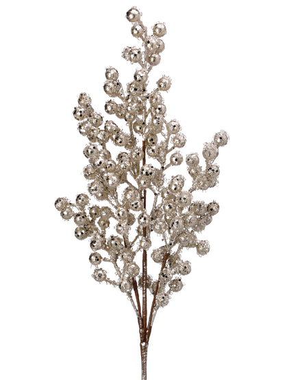 Beaded Iced Berry Spray