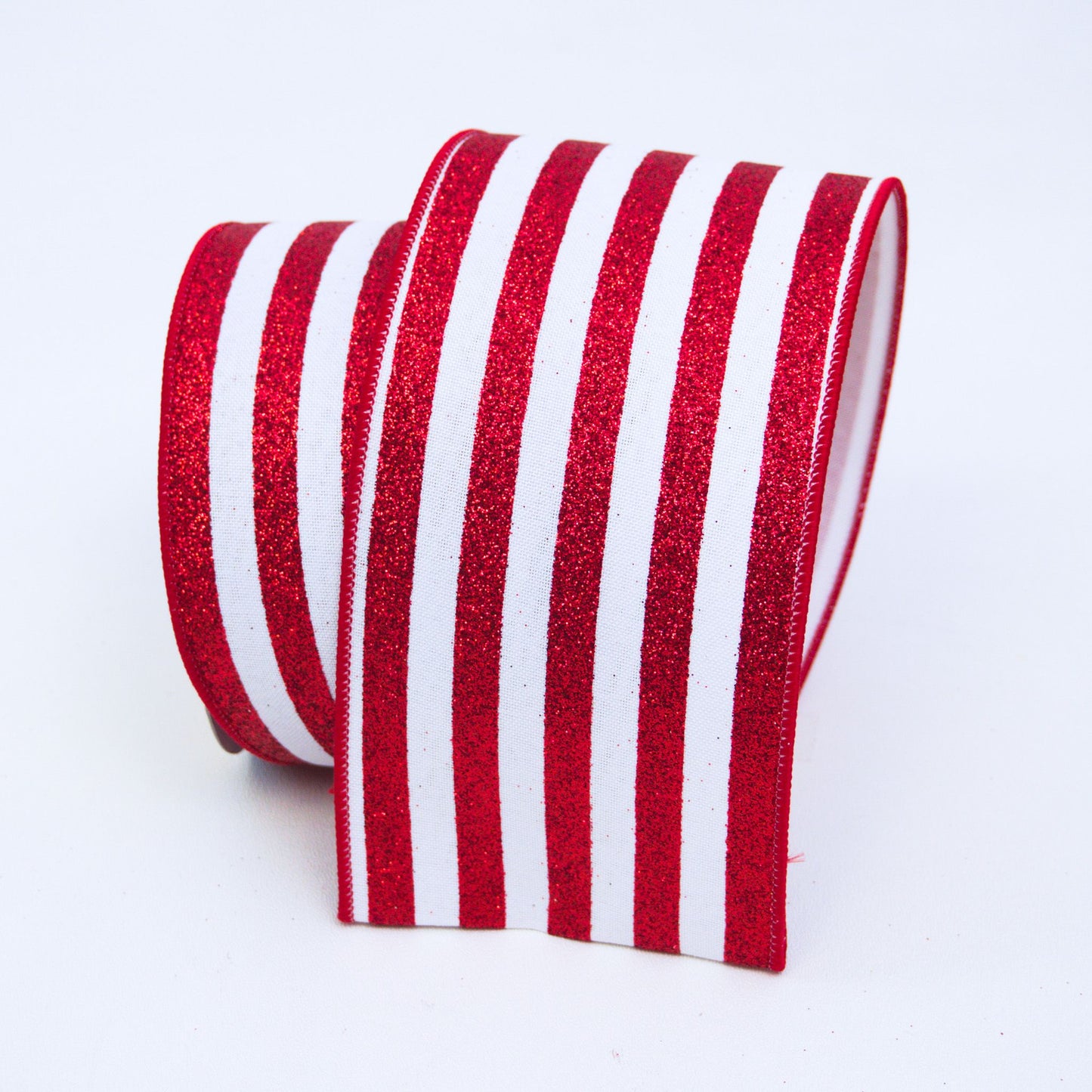 Thin Glitter Stripes Ribbon