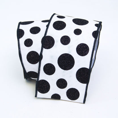 Glitter Random Dot Ribbon
