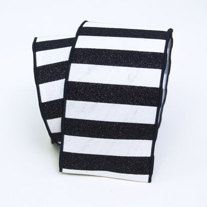 Glitter Horizonal Stripe Ribbon