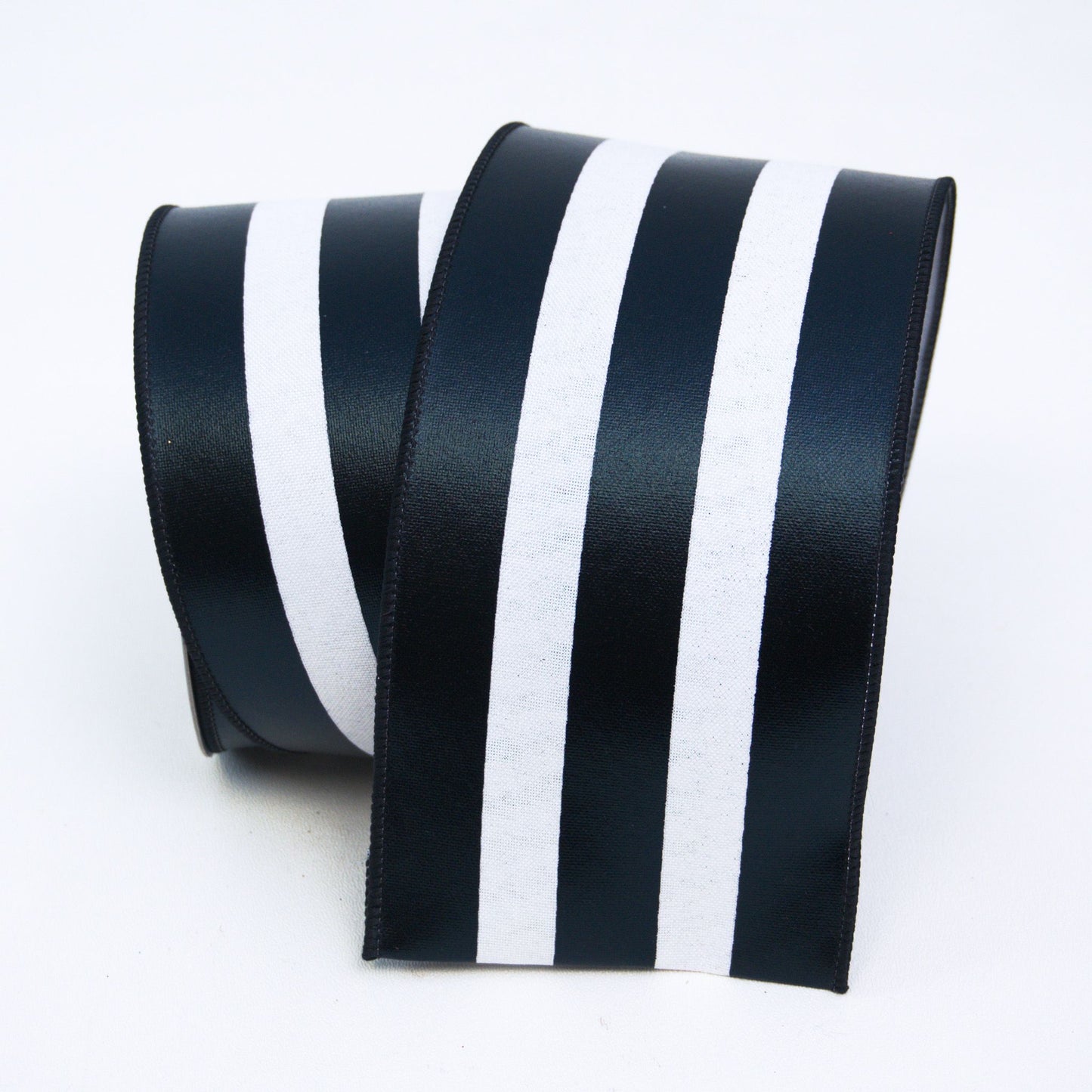 4" x 10yd Foil Vertical Stripe Ribbon