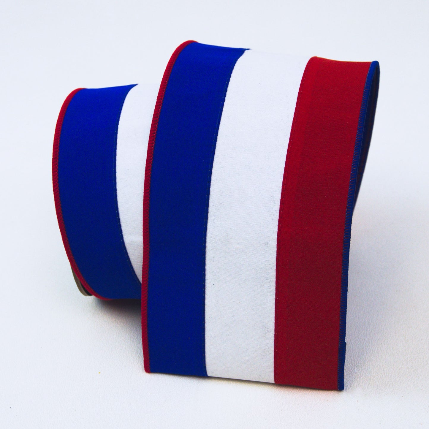 Red, White, and Blue Striped Ribbon