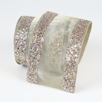 Chunky Glitter Border Ribbon