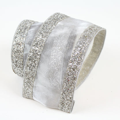 Chunky Glitter Border Ribbon