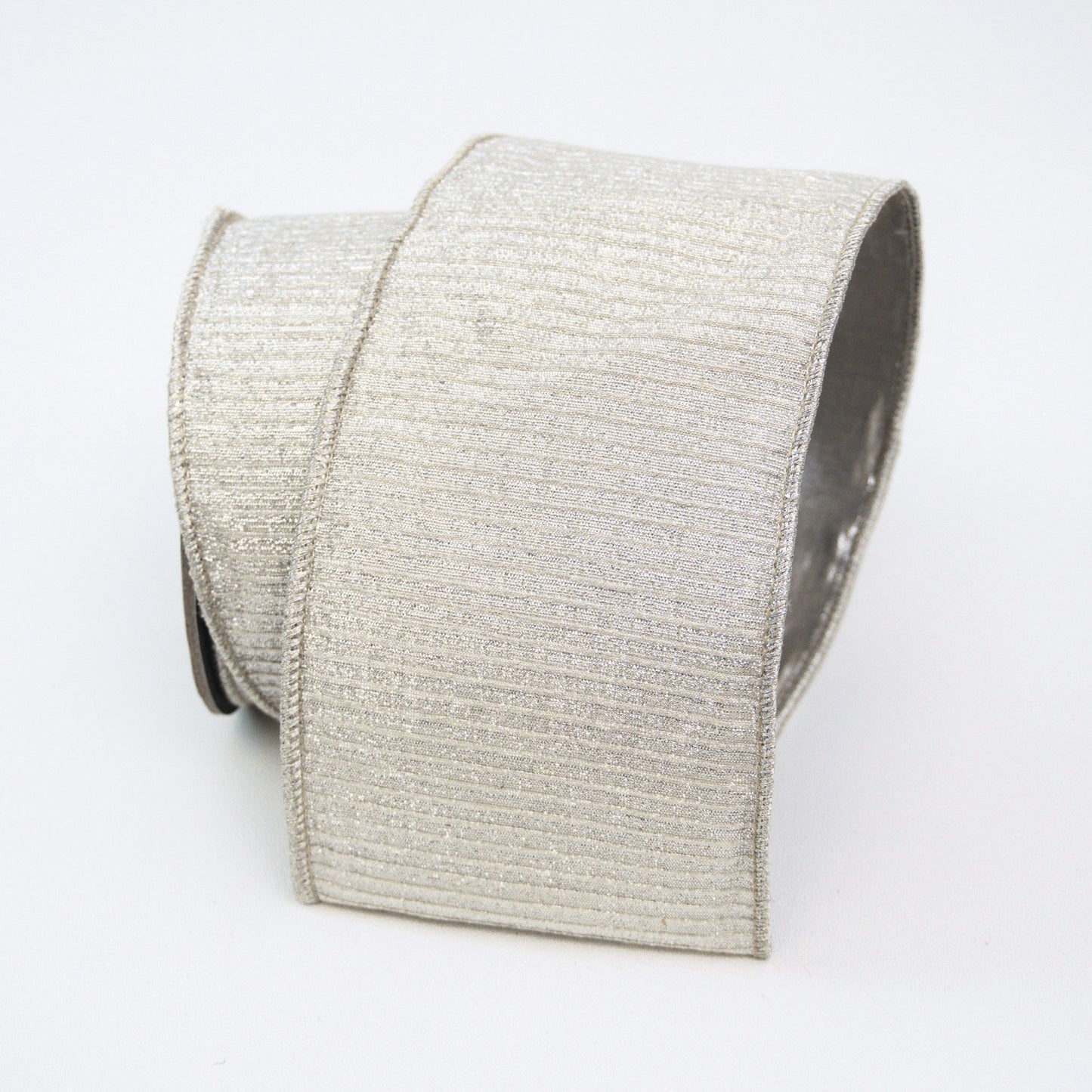 Pleated Metallic Ribbon