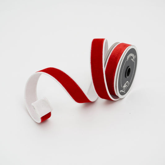 Two Tone Velvet Ribbon