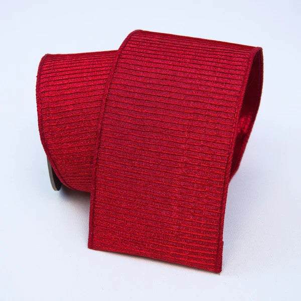 Pleated Metallic Ribbon