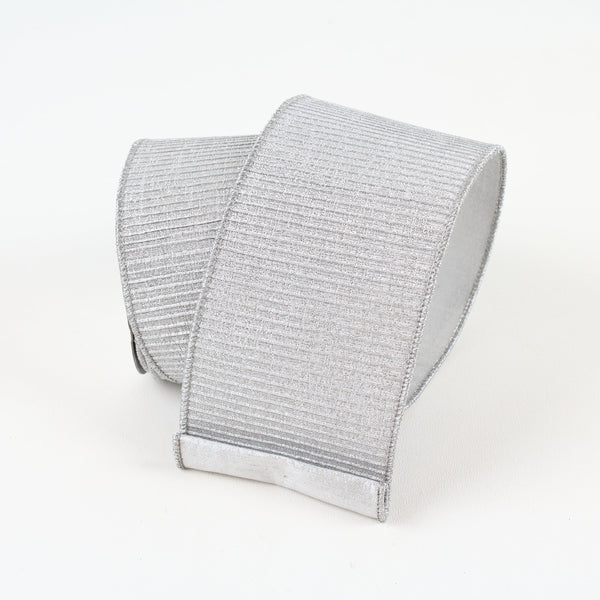 Pleated Metallic Ribbon