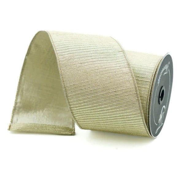 Pleated Metallic Ribbon