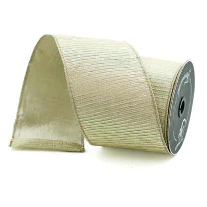 Pleated Metallic Ribbon